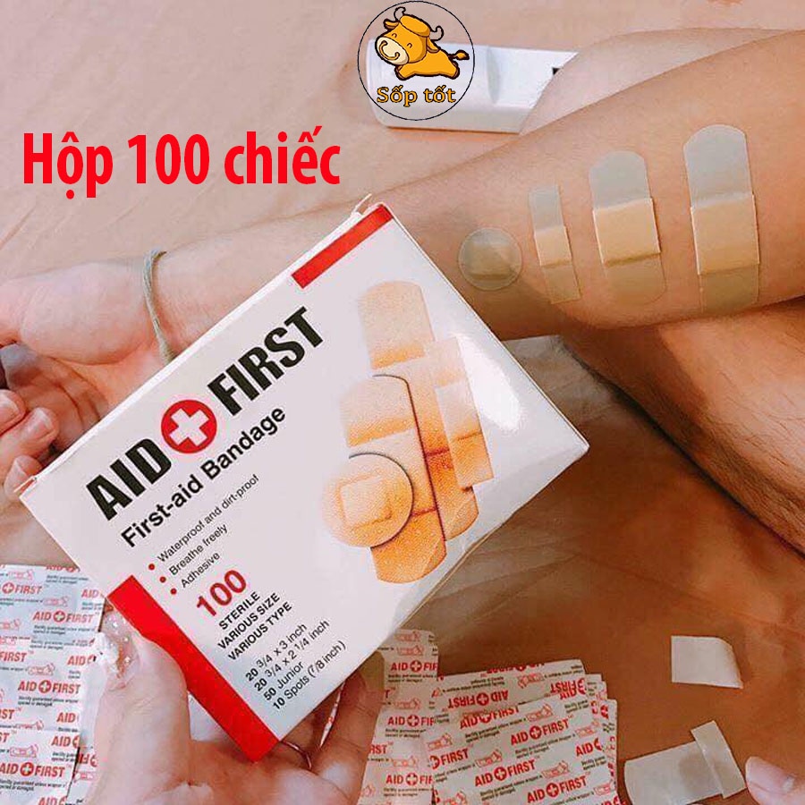 Hộp 100 băng keo cá nhân