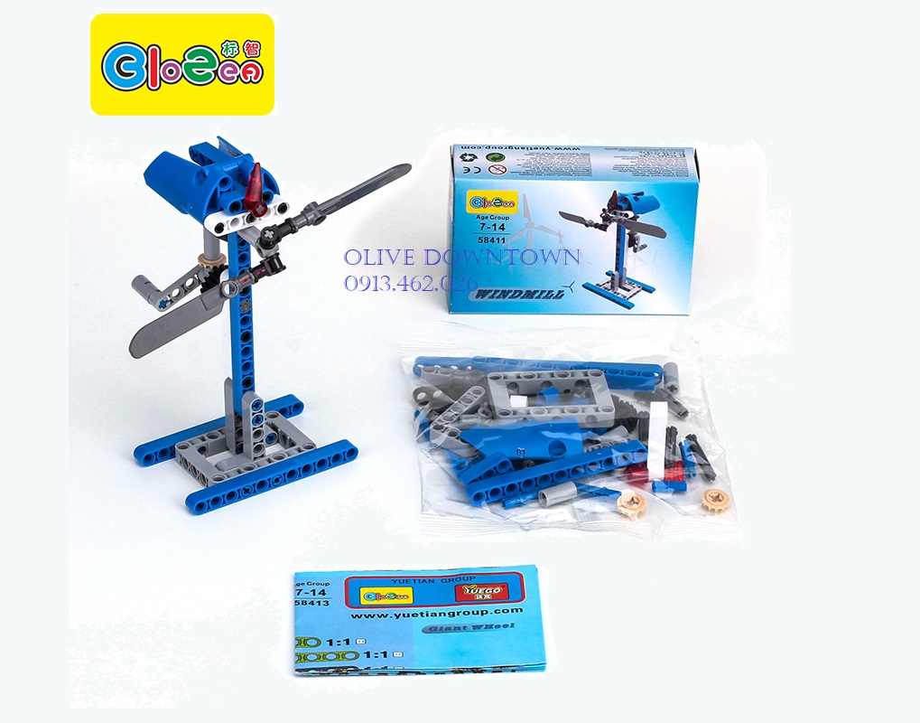 Set 2 Hộp * Bộ đồ chơi lắp ráp công nghệ Technic - BIOZEA