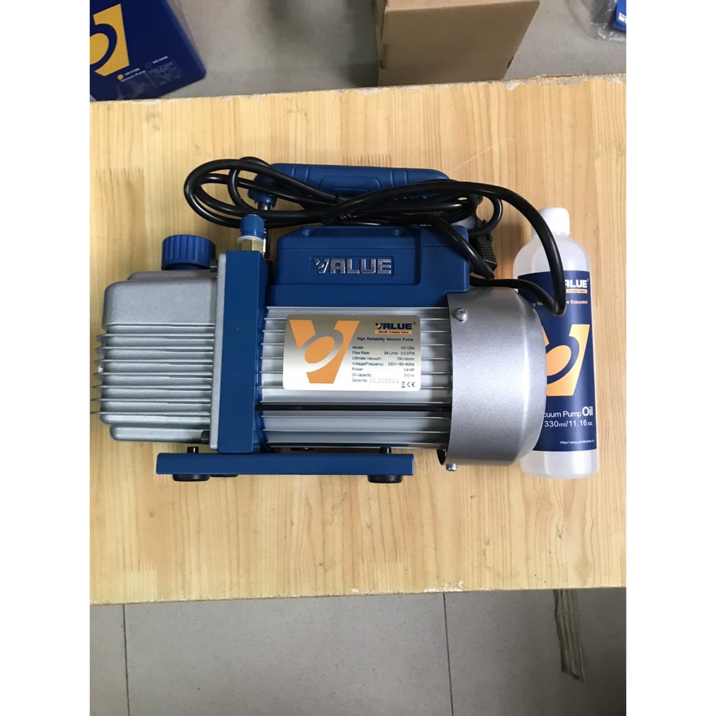 MÁY HÚT CHÂN KHÔNG ĐIỀU HÒA MÁY LẠNH VALUE 3.0 CFM (MODEL: VE125N)