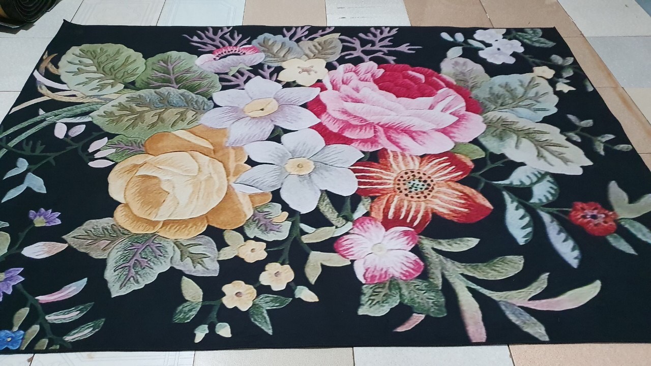 Thảm trải sàn mẫu hoa 2x3m 180520