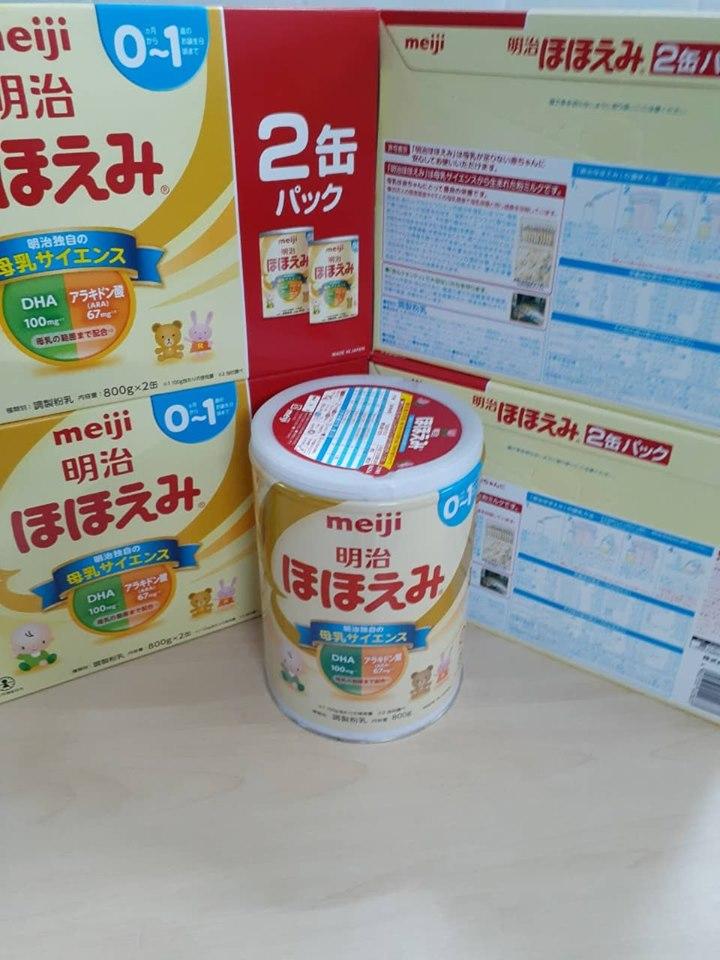 [HCM]Sữa Meiji Số 0 Lon 800g Hàng Nội Địa Nhật (Meiji 0-1)