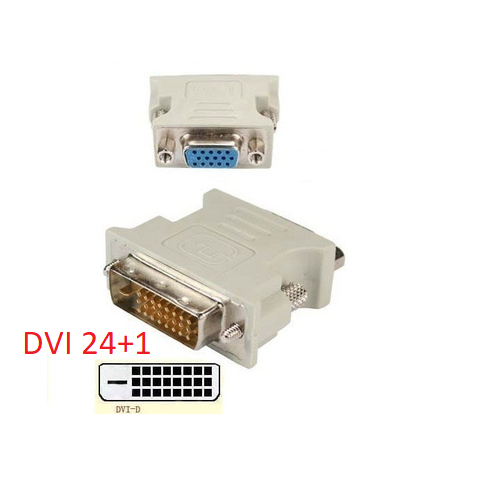 [HCM]Đầu chuyển DVI sang VGA ( DVI 24+1 to VGA và DVI 24+5 to VGA )