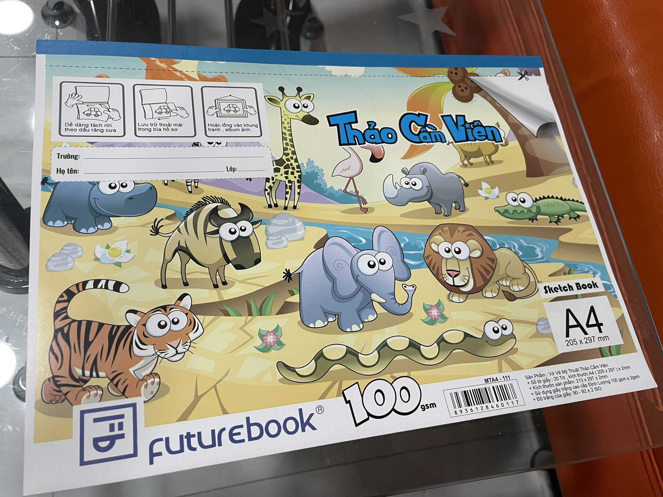 Tập Vẽ Mỹ Thuật Futurebook A4 (20 Tờ) - Tập Vẽ Giá Tốt (100gms)