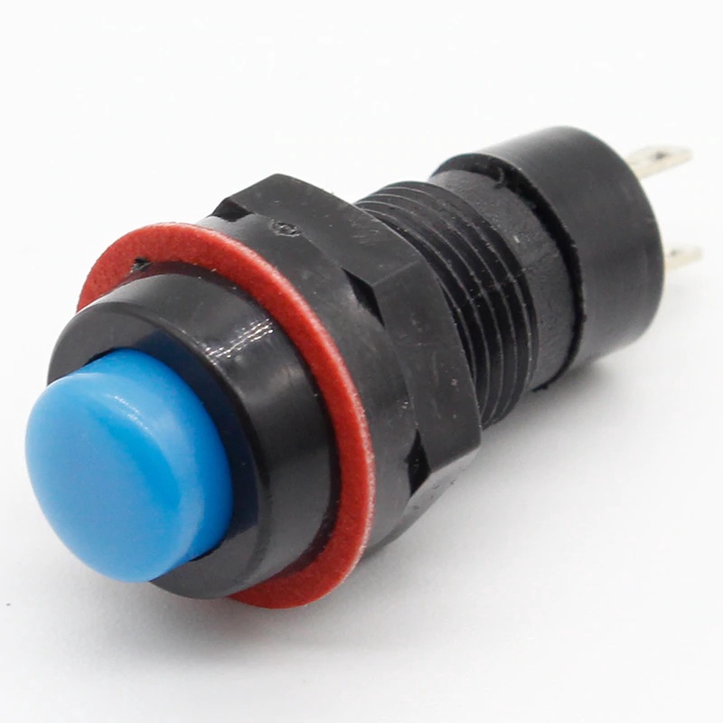 Nút Nhấn Nhả - Nút Reset 10mm DS-213 (thân nhựa)