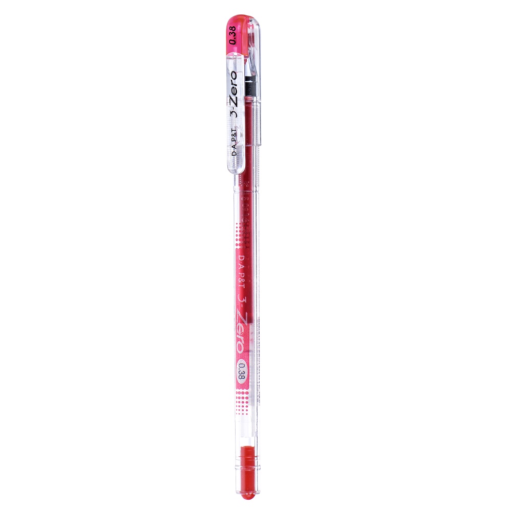 [Lẻ 1 cây] Bút viết mực D-A P&T 3-zero 0.38mm (Sản xuất tại Hàn Quốc)