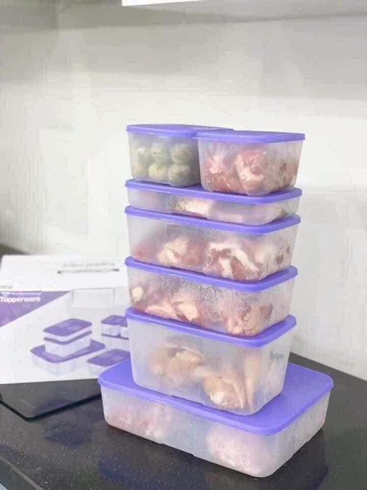 Bộ hộp trữ đông Tupperware Freezermate Essential Set 7