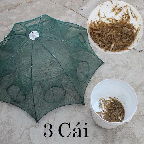 Combo 3 cái lưới bát quái bắt cá 4-6-8-12-16 cửa