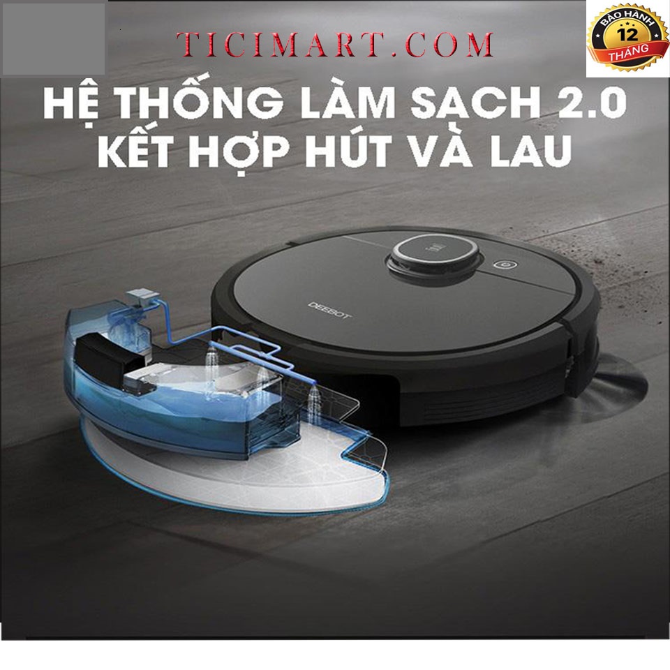 ECOVACS DEEBOT T5 MAX (Full box) ROBOT HÚT BỤI LAU NHÀ