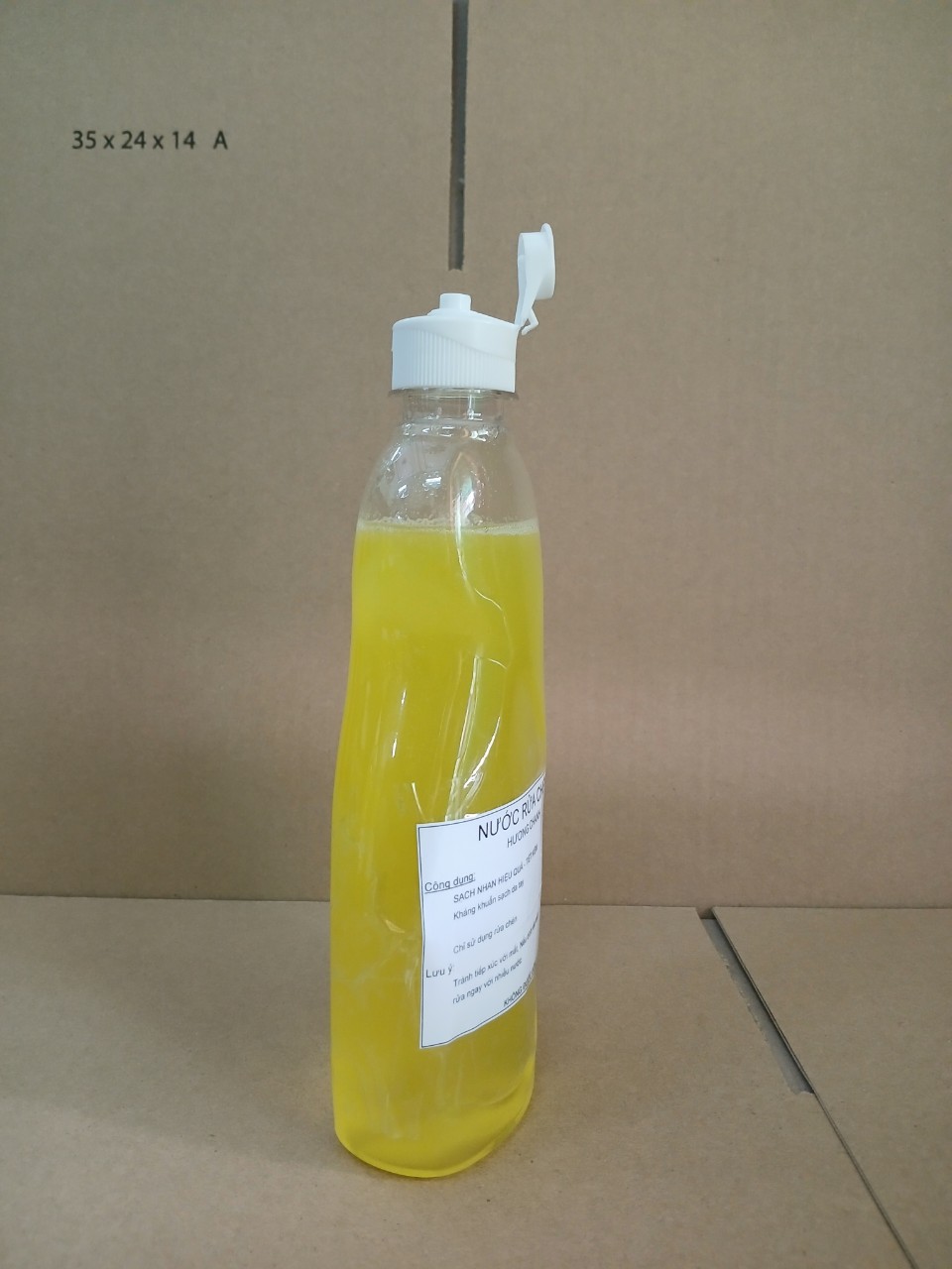 Nước rửa chén CAN 1 LÍT siêu đậm đặc hương chanh