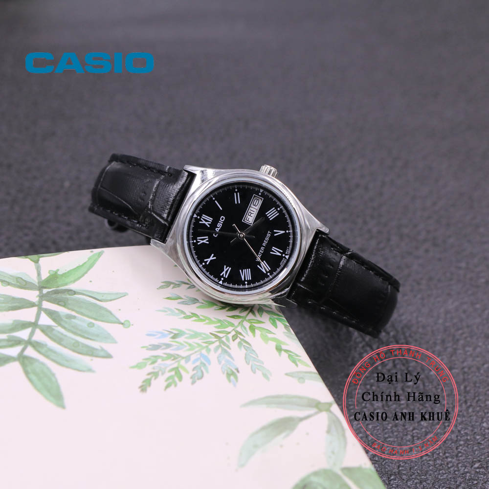 Đồng hồ đeo tay nữ Casio LTP-V006L-1BUDF dây da