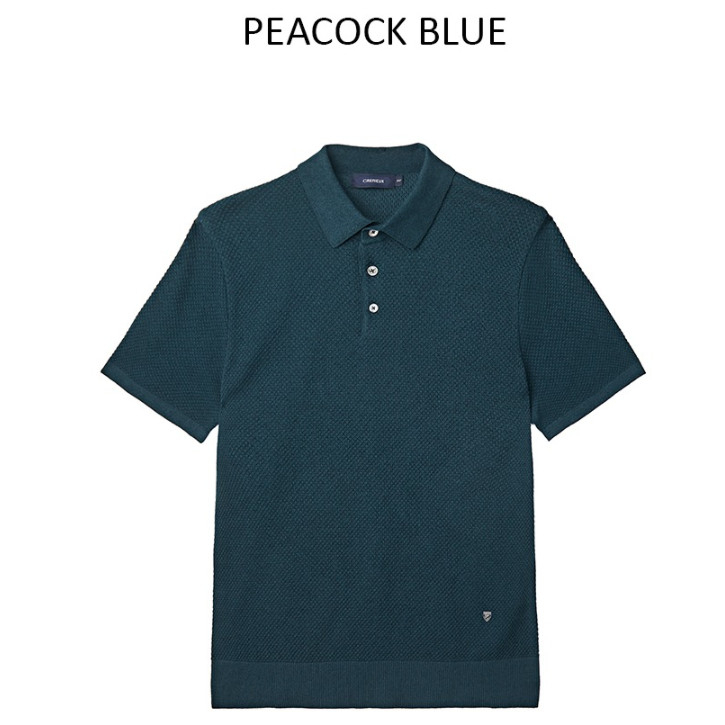 Áo polo nam Cremiuex - Summer Cotton Blended Short Sleeve Kara Knit 0406