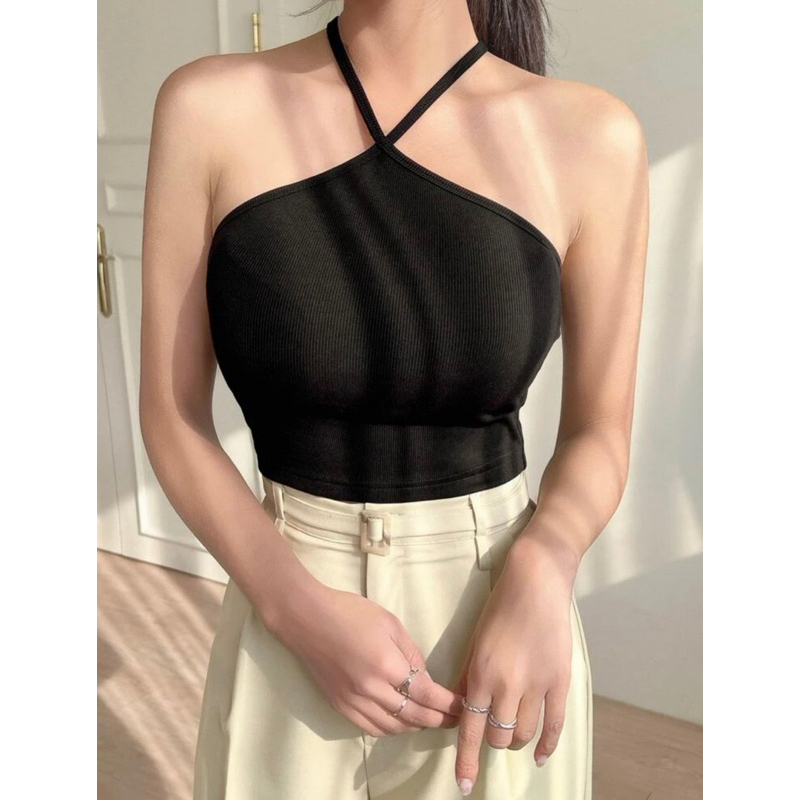 [ SIZE LỚN BIGSIZE 55Kg-100Kg ] AMS1 ÁO CỔ YẾM CHÉO LƯNG