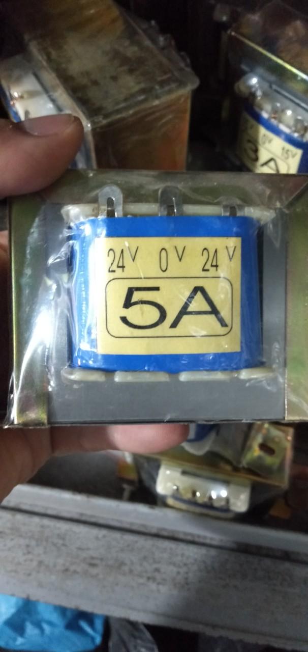 Biến áp 5A đối xứng 24v