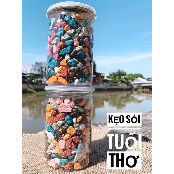 🍫 KẸO SỎI ĐÁ SOCOLA 🍫 hủ pet 500gr