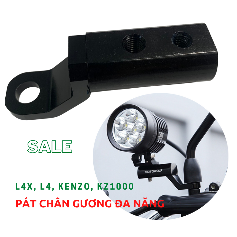 [HCM]Pat Gắn Đèn Trợ Sáng Chân Gương Nhỏ Gọn [ 1 Chiếc ]