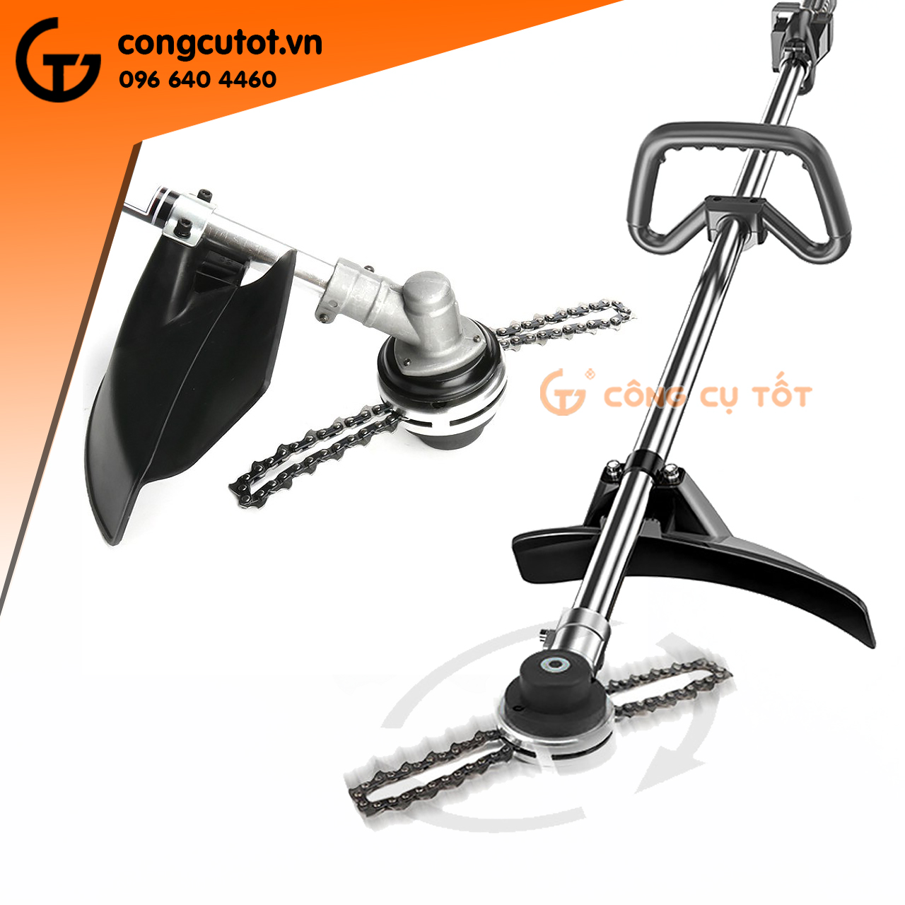 Lưỡi cắt cỏ xích, lưỡi cắt tận gốc