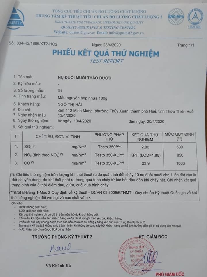 [HCM]<100gr40 nụ> Nụ đuổi muỗi Thảo Dược nụ bồ kết