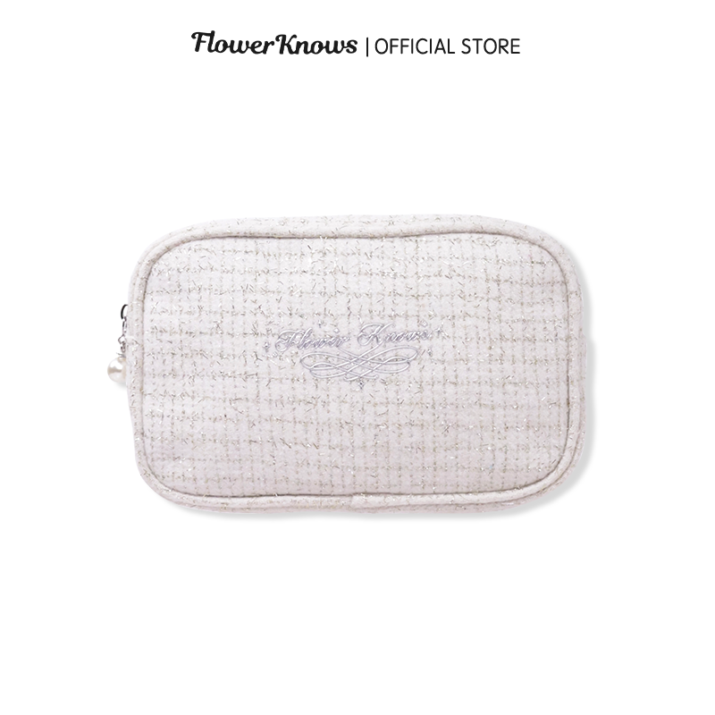 [Quà tặng] Flower Knows Swan Ballet Cosmetic Bag