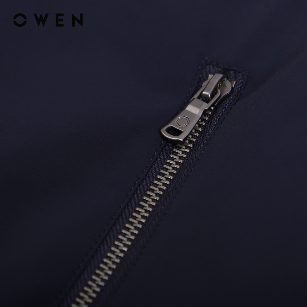 OWEN - Jacket Regular Fit JK221552 màu Navy chất liệu Polyester