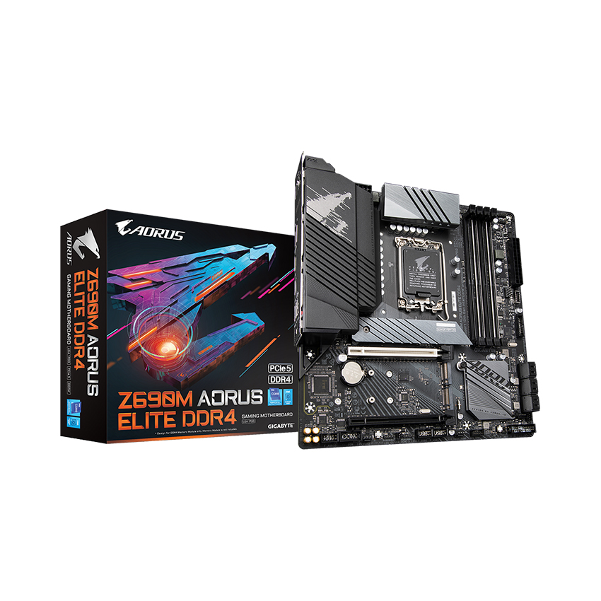 Mainboard Gigabyte Z690M AORUS ELITE (Intel Z690, Socket 1700, ATX, 4 khe Ram DDR4) - Hàng Chính Hãng