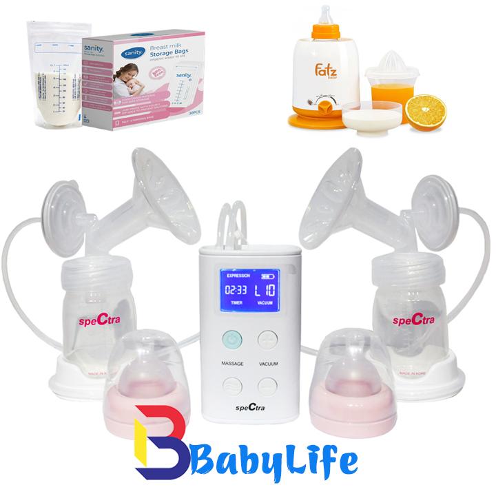 Máy hút sữa Spectra 9plus 2022 Combo Quà tặng