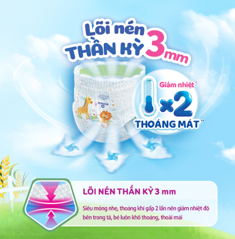 Tã quần Bobby size XL 14 miếng (12-17 kg)