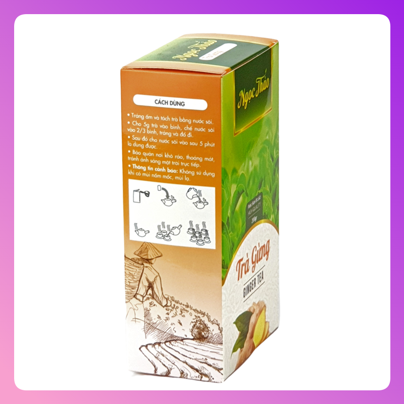 Hộp Trà Gừng Ngọc Thảo 200 gr