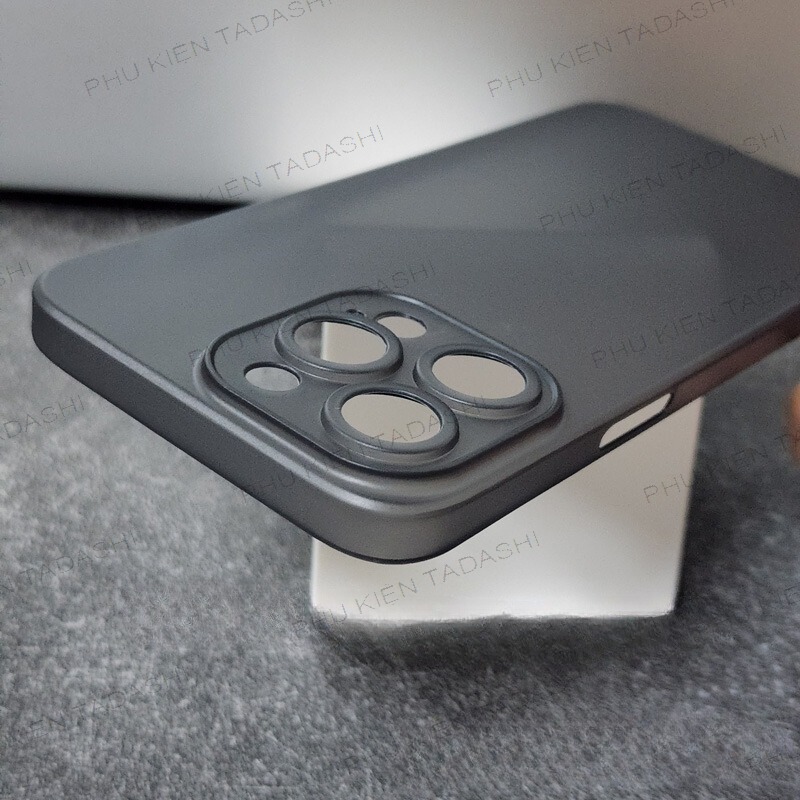 Ốp Lưng Siêu Mỏng IPhone 15 Pro Max/ 15 Pro/ 15/ 15 Plus, Iphone 14/ 14 Plus/ 14 Pro/ 14 Pro Max, Iphone 13/ 13 Pro/ 13 Pro Max Nhẹ Thoáng Khí, Không Ố Vàng, Có Gờ Bảo Vệ Camera.