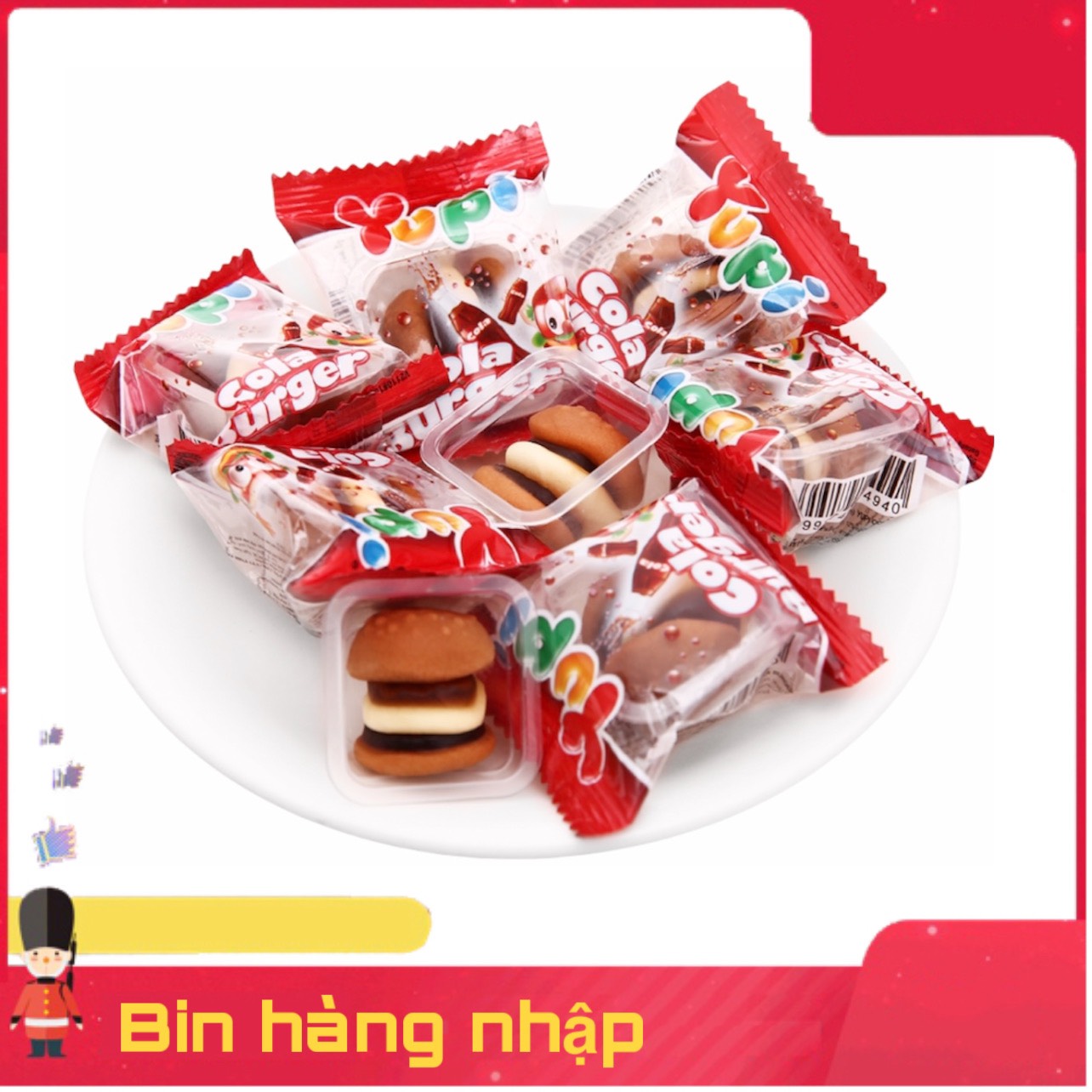 1 Gói Kẹo Dẻo Yupi Hamburger