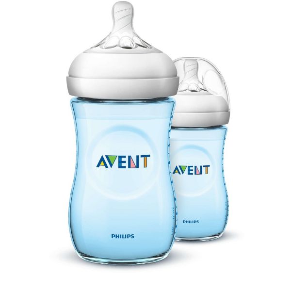 Bình sữa Philips AVENT Natural 260ml Màu Xanh [MẪU MỚI]