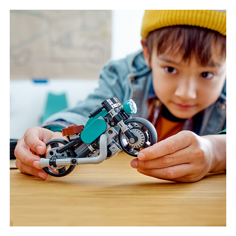 Đồ Chơi Lắp Ráp LEGO Xe Mô Tô Cổ Điển 31135 (128 chi tiết)
