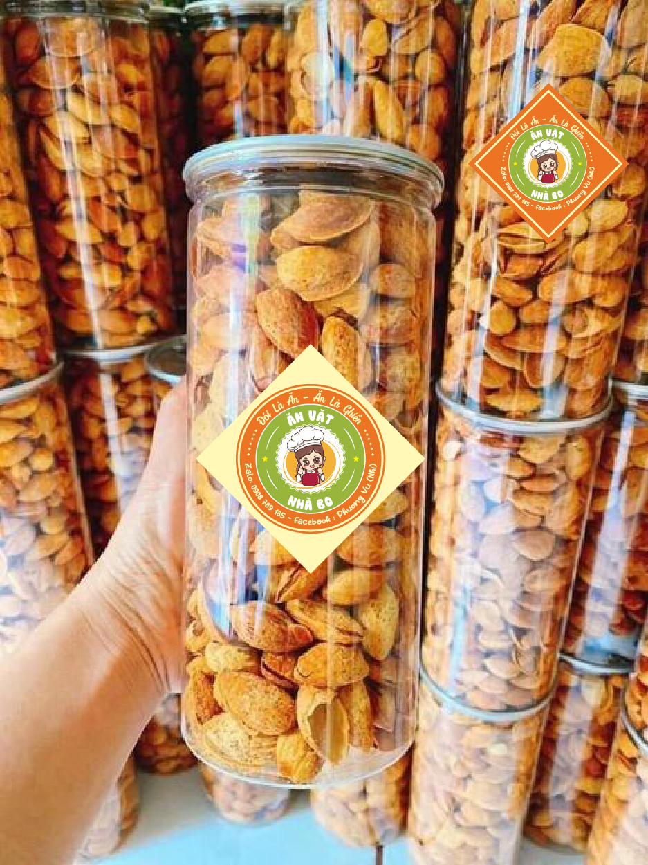 HẠNH NHÂN RANG BƠ  hủ 450gr