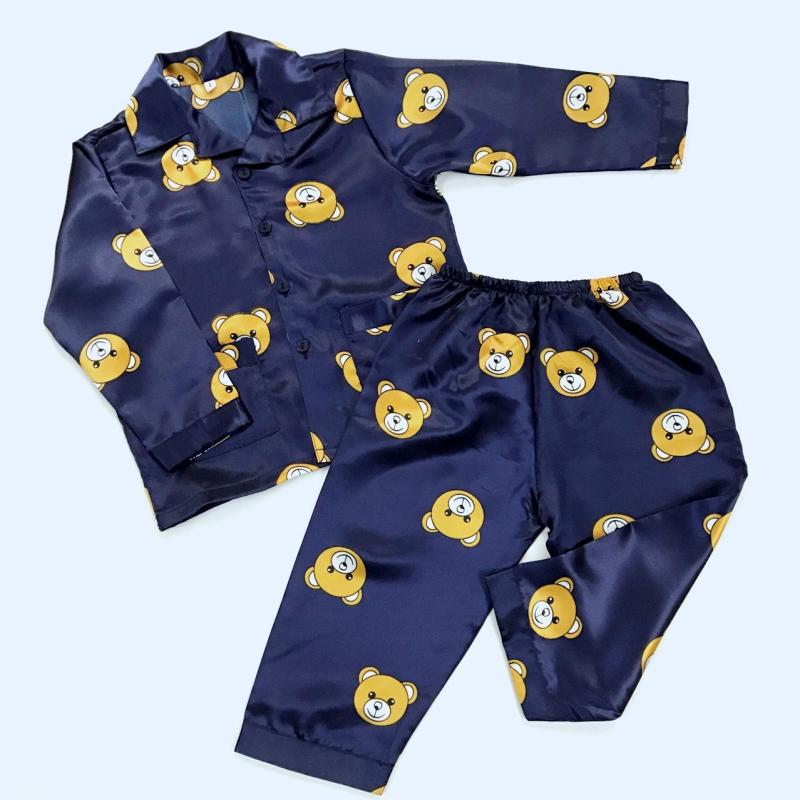 Nơi bán Pijama phi bóng cho bé hình Gấu 10-40kg