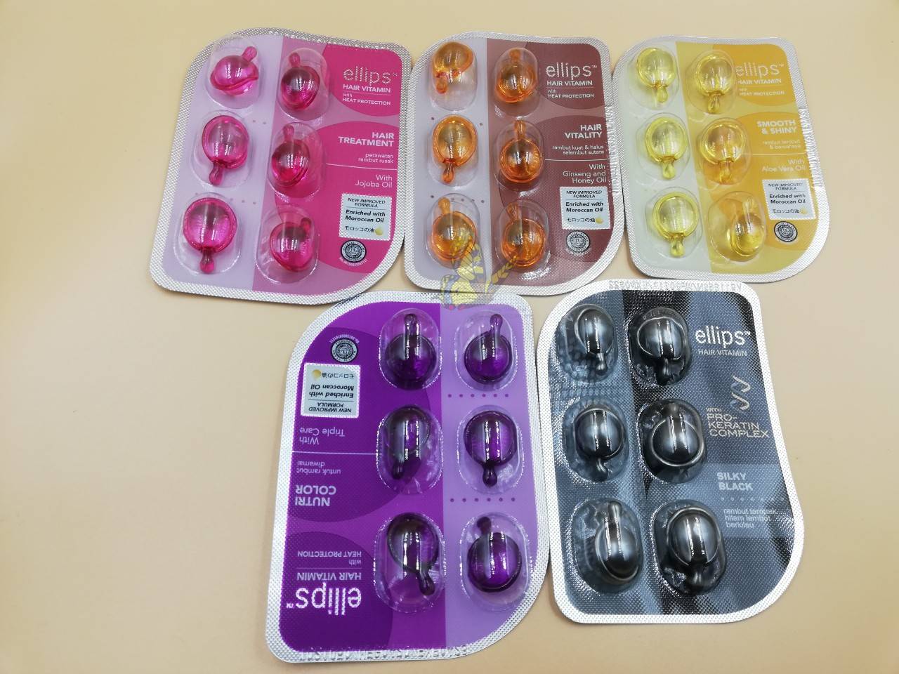 Vitamin Dưỡng Tóc Ellips (Vỉ 6 viên)
