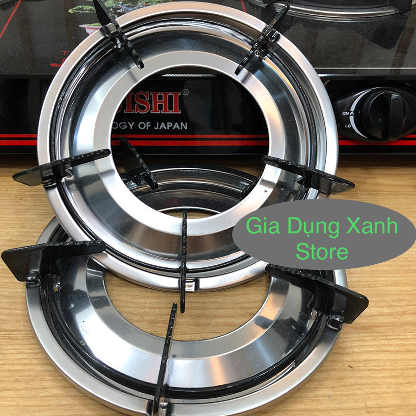 2-piece set of 5-pin gas stove + 2 stainless steel pan plates for glass cooker, single cooker, double cooker-gas stove accessories