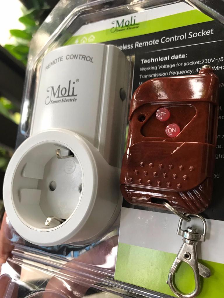 Ổ CÁM ĐIỆN ĐIỀU KHIỂN TỪ XA MOLI