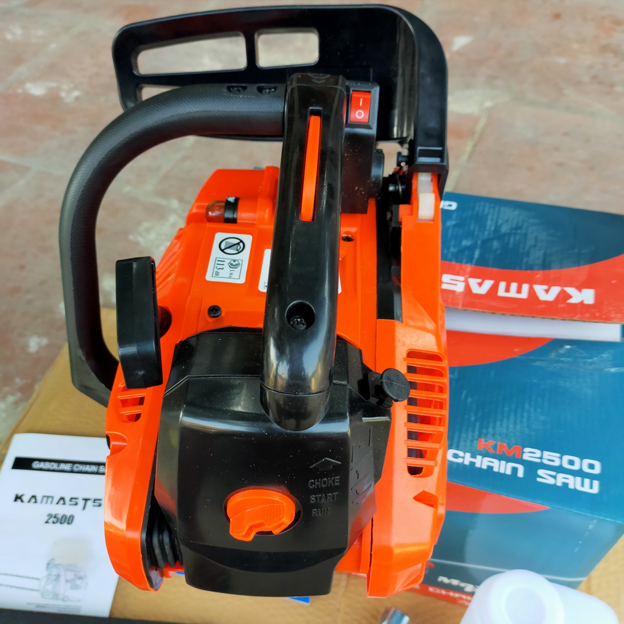 [Ảnh thật] MÁY CƯA XÍCH CHẠY XĂNG KM2500 JAPAN,CƯA MINI