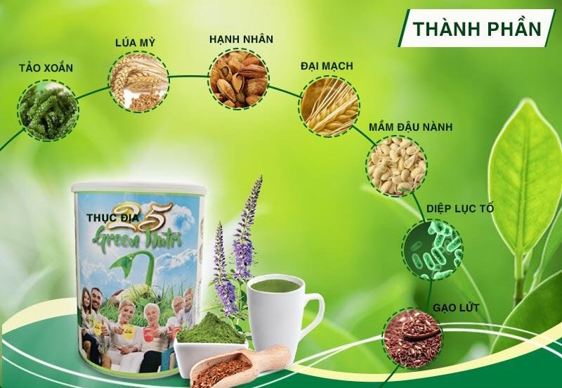 Ngũ Cốc Dinh Dưỡng 25 Green Nutri