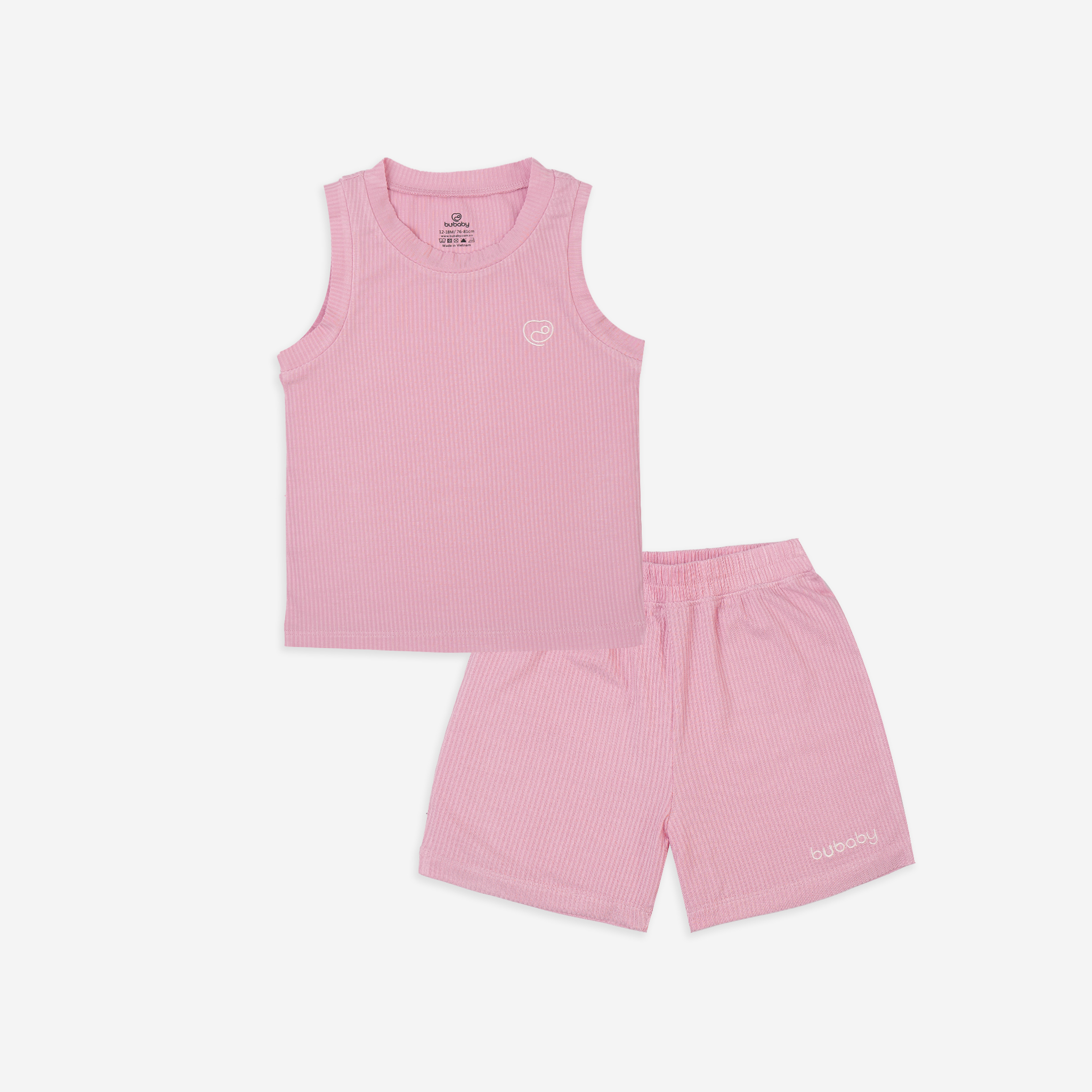 Bộ sát nách cổ tròn - Molist BU Baby