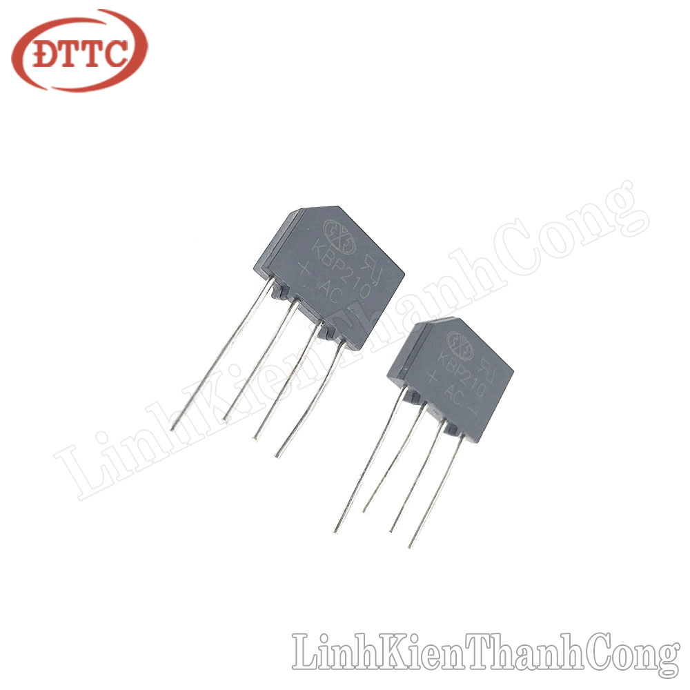 Diode Cầu KBP210 2A 1000V DIP-4