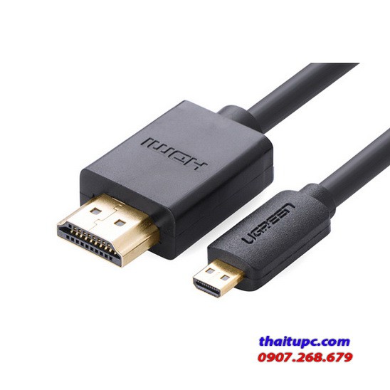 Cáp Chuyển Đổi MicroHDMI Sang HDMI 1.5m V1.4 Ugreen 30102