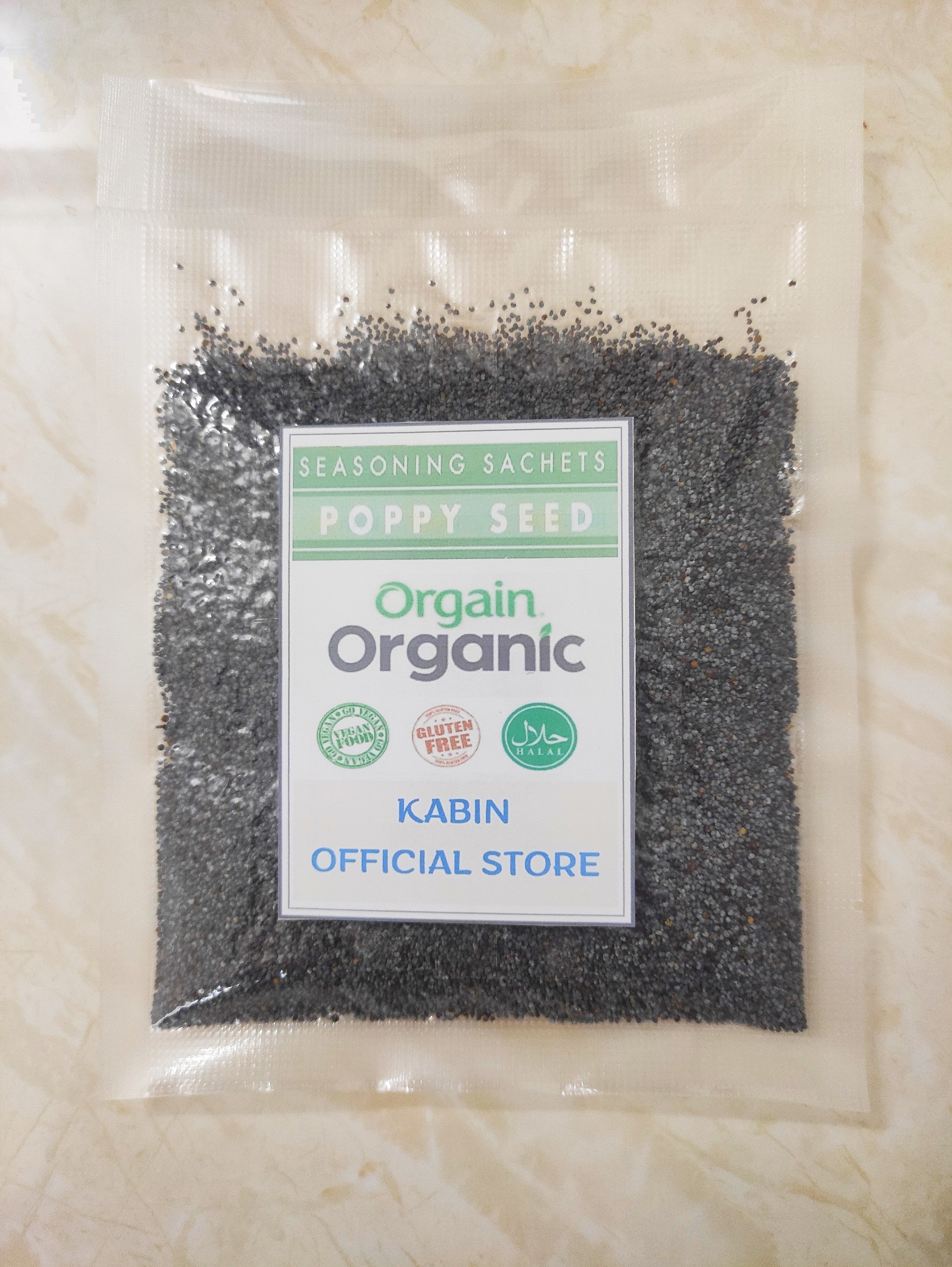 500 Gram Hạt Poppy Seed Blue Hữu Cơ Nhập Khẩu