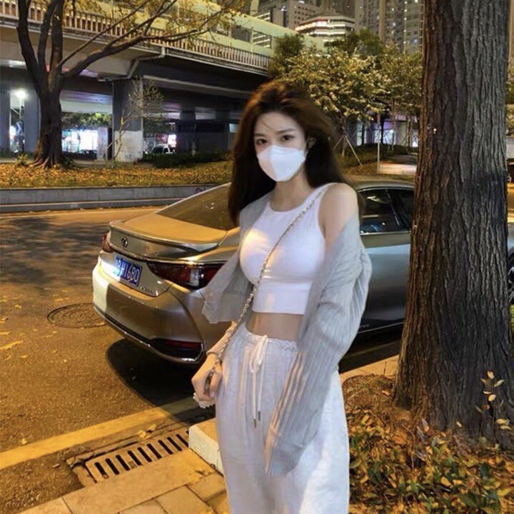 - Áo Bra Cotton Croptop 20200 Siêu Hót