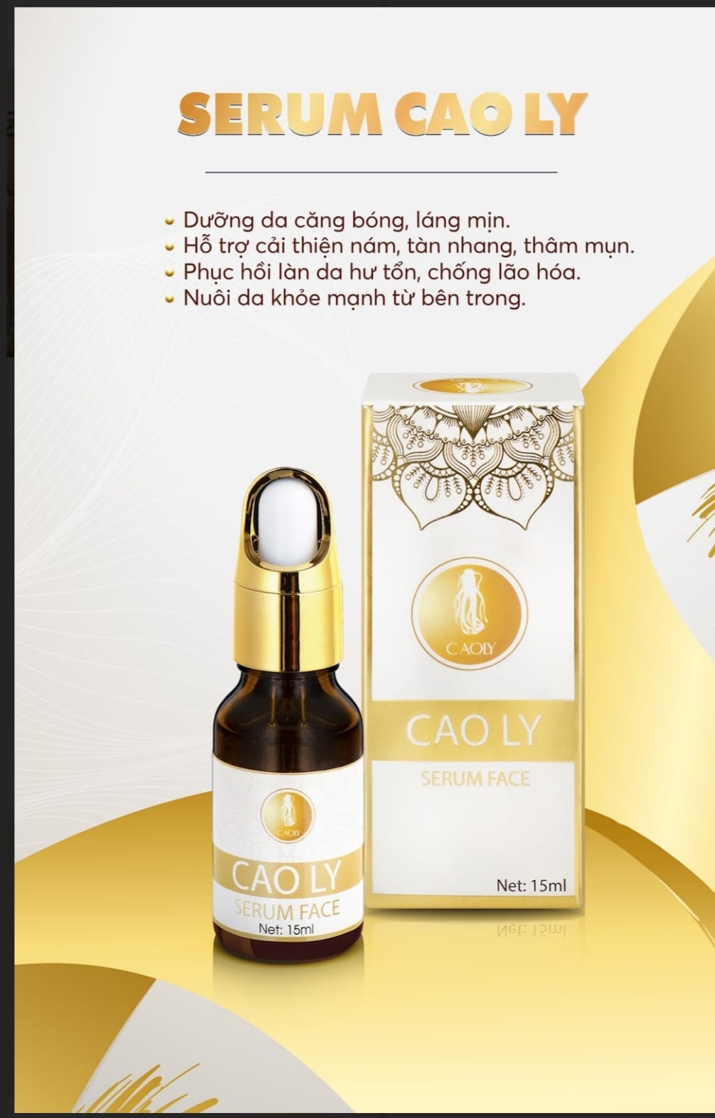 [CHÍNH HÃNG] Serum Cao Ly mờ nám , tàn nhang