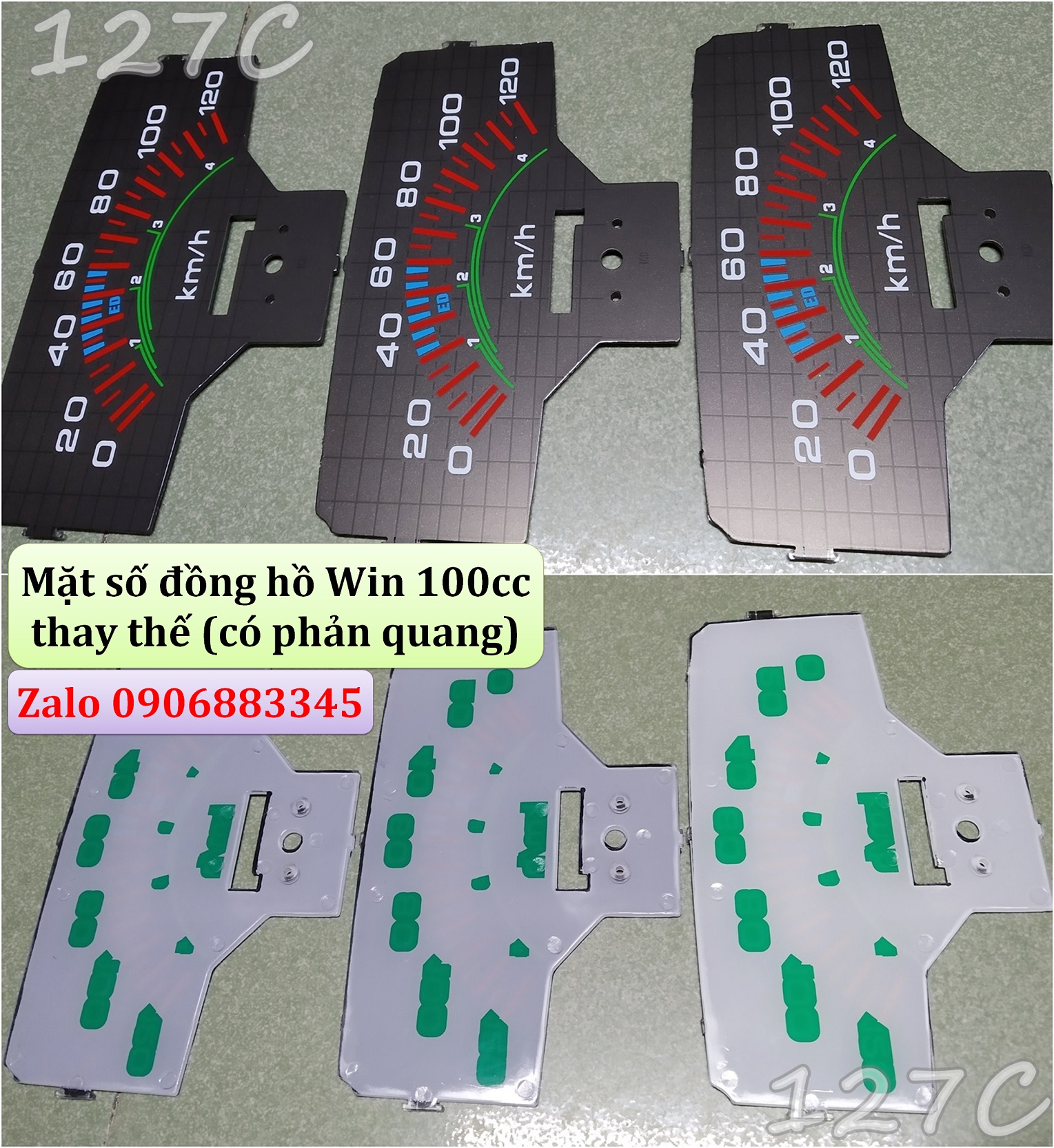 [HCM] Mặt số đồng hồ Win 100 thay thế (có phản quang)