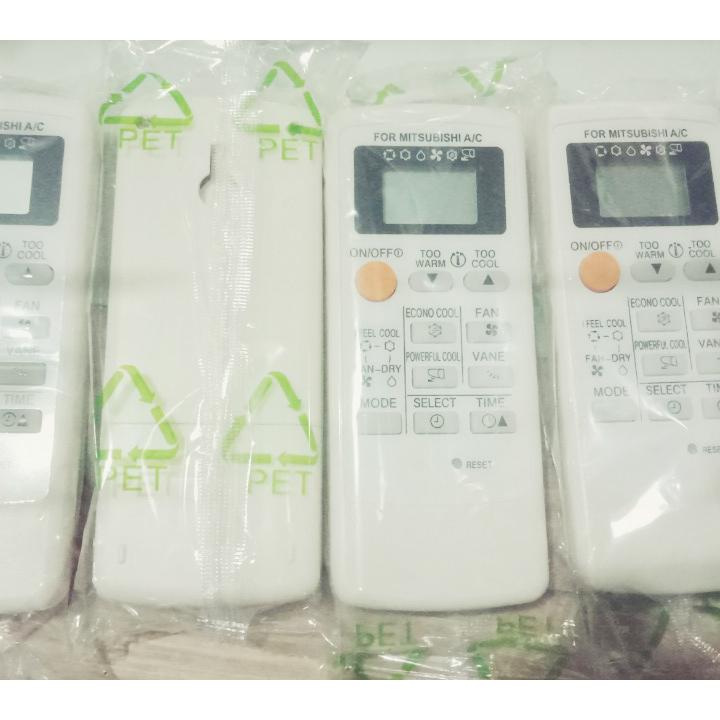 điều khiển điều hòa mitsubishi 1 chiều mặt trắng
