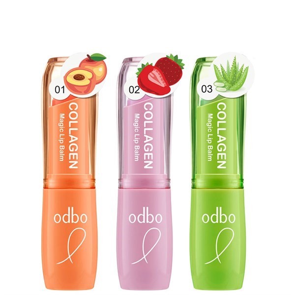 Son Dưỡng Có Màu Odbo Collagen Magic Lip Balm