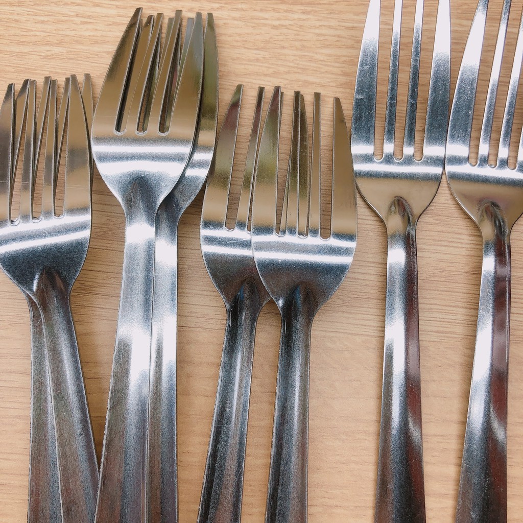 Set 10 muỗng inox, thìa inox, muỗng cơm