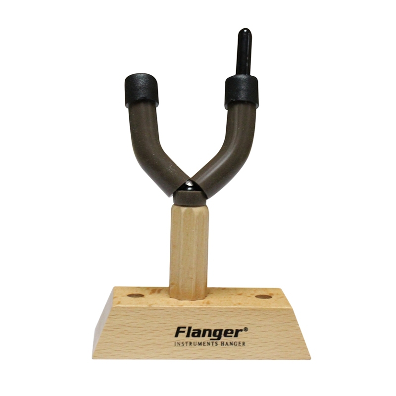 Flanger Violin Wall Hangers Wooden Base Violin Wall Mount Holder for Home Studio