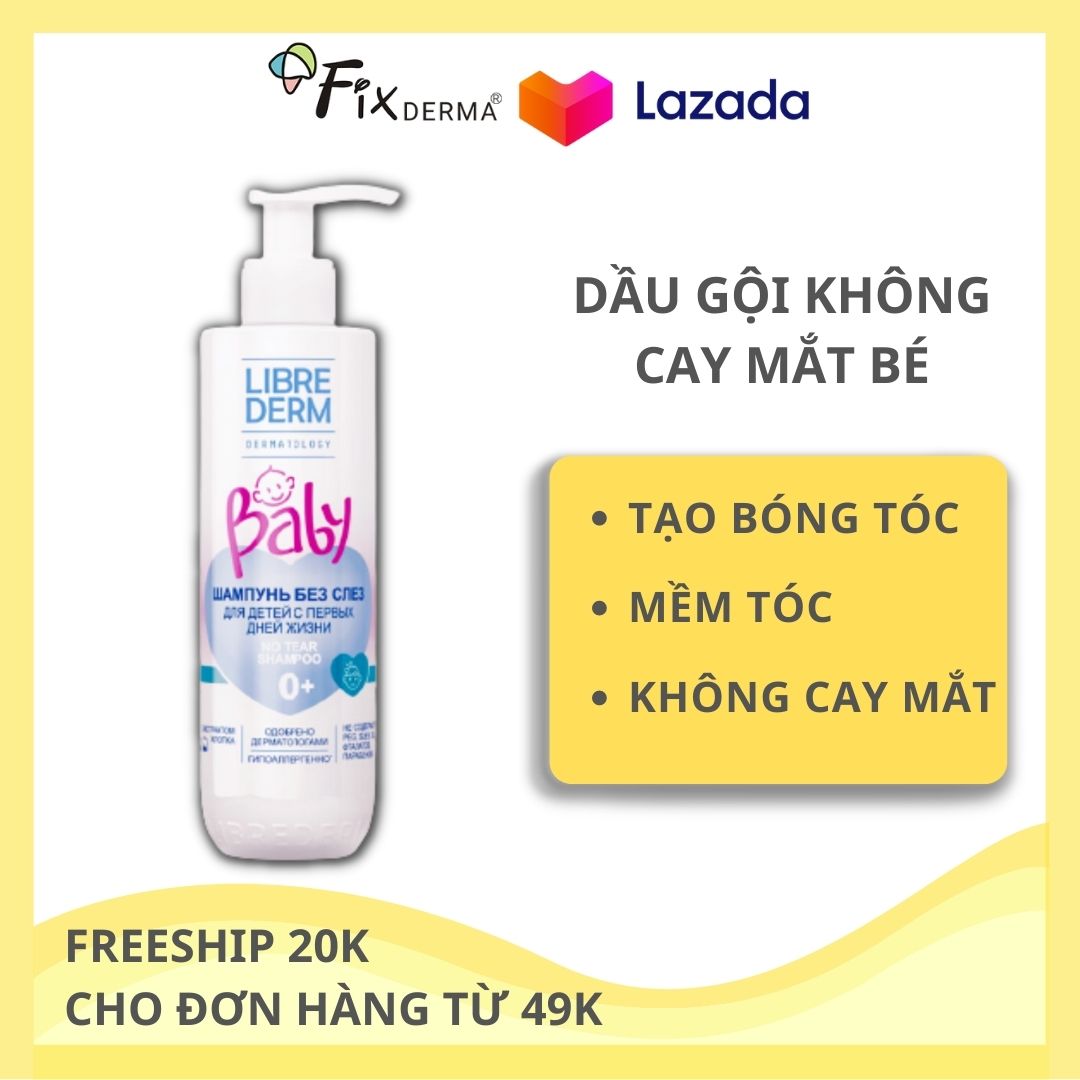 Dầu gội cho bé chính hãng Fixderma Librederm Baby Shampoo 250ml